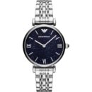 Emporio Armani Ladies' Blue Sparkle Dial Stainless Steel Watch - AR11091
